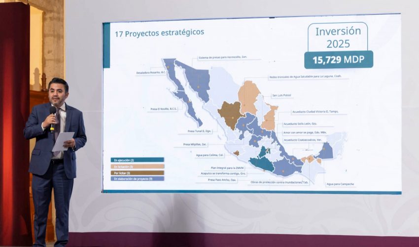 Tamaulipas es el segundo estado con más inversión en proyectos&nbsp;hídricos