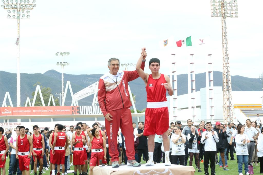 Tamaulipas presente en Clase Nacional de Boxeo «Por la paz y contra las&nbsp;adicciones»