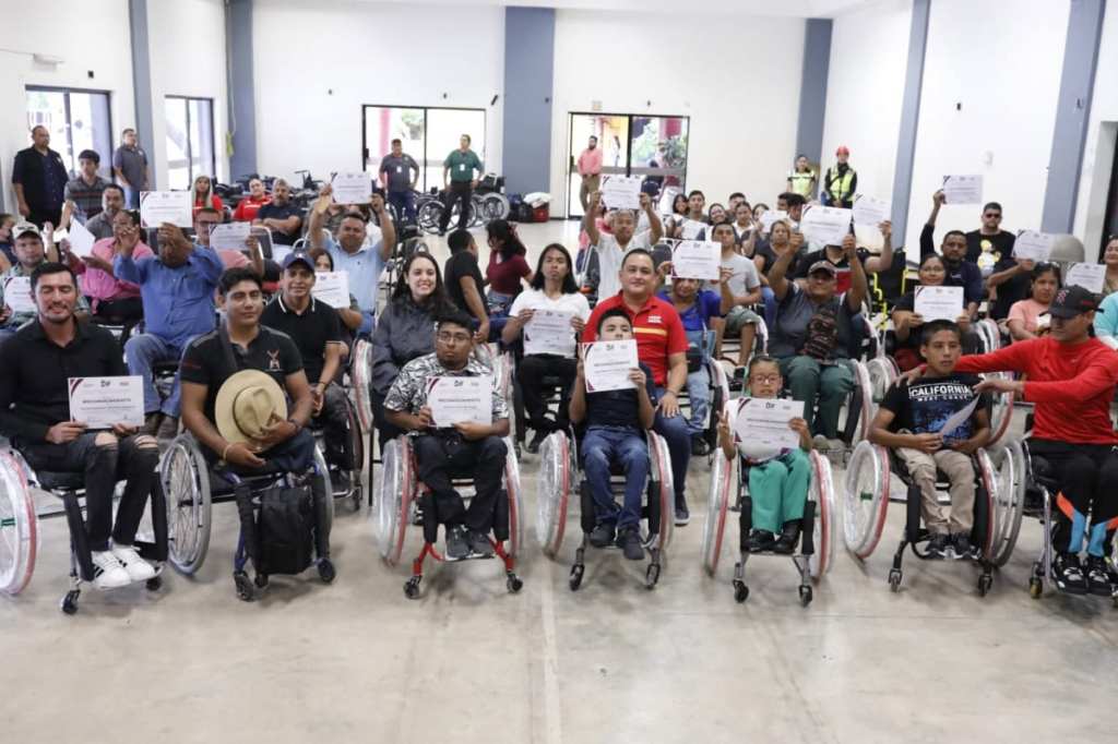 Realiza DIF Tamaulipas segunda capacitación y donación de sillas de ruedas para personas&nbsp;discapacitadas