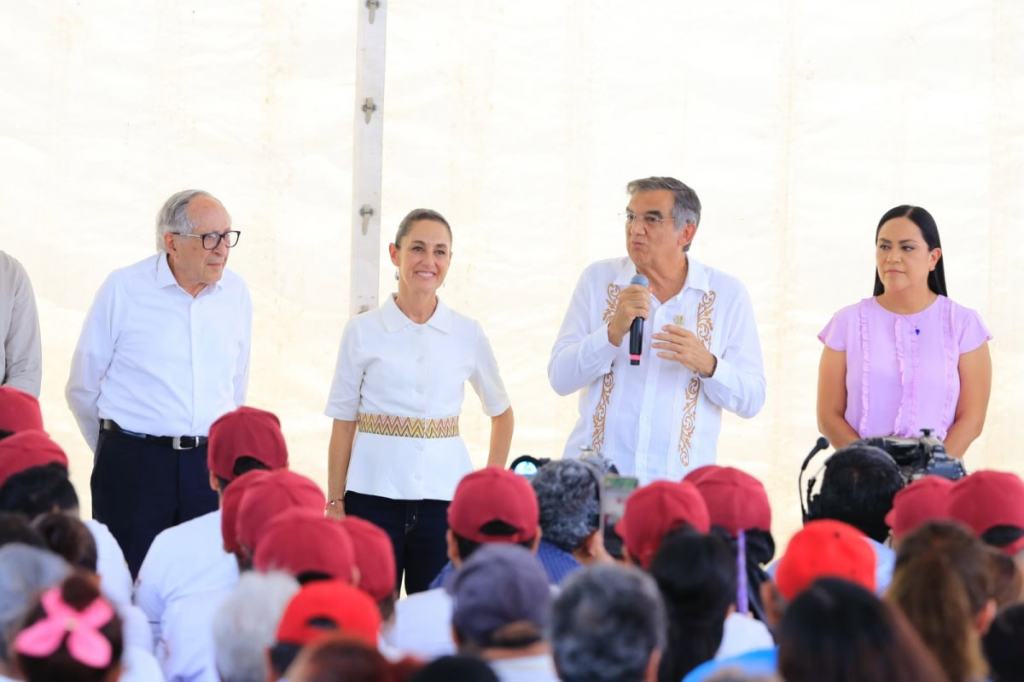Claudia Sheinbaum pone en marcha en Tamaulipas programa Salud Casa por Casa y reconoce labor del gobernador Américo Villarreal