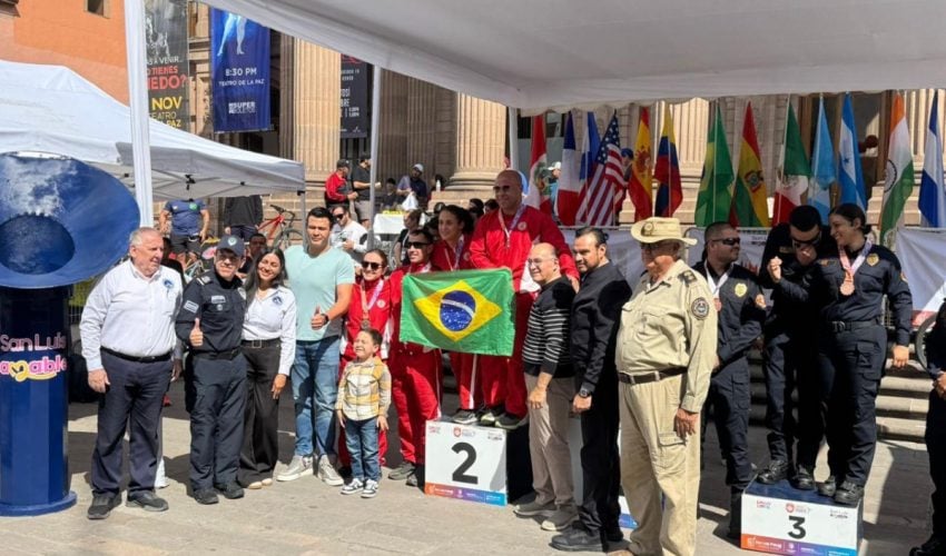 compromiso de policías y bomberos en los XII Juegos Latinoamericanos